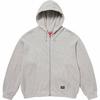 Hooded Zip Up Thermal Heather Grey