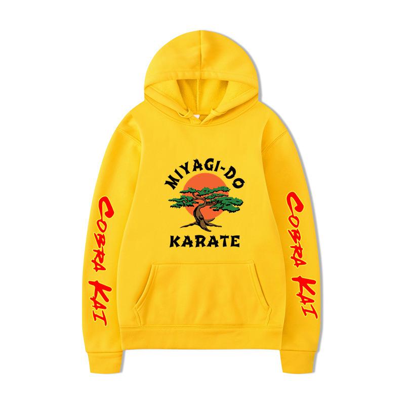 Karate Kid Val Armorr Cobra Print Men's Hoodie Brand Hoody Y2K Clothes Vintage Fashion Unisex Long Sleeve Pullovers