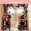 Kids Room Giraffe Curtain Tiebacks With Fabric Material And Nordic Style Decor