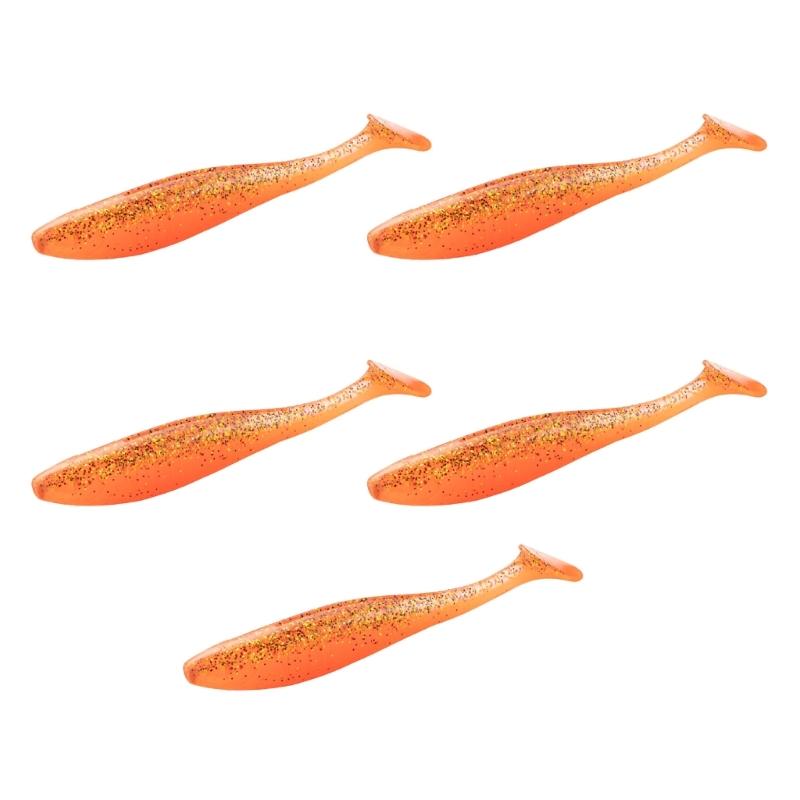5Pcs 10cm Swim Baits for Saltwater Soft Fishing Lures Paddle Tail Swimbaits Artificial Baits Fishing Lure