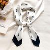 Fashion Square Fashion Foreign Style Small Silk Scarf Women'S Headband Decorative Scarf Dual-Purpose Small Square Scarf New Scarf