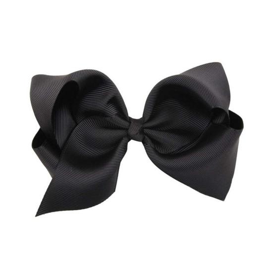 Lovely Baby Toddler Girl Little Princess Big Bow Grosgrain Ribbon Hair Clip Gift