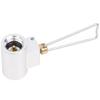 Quick Refuels Propanes Converter Adapter Metal Construction for Camping Flat Gas Tanks Stove Accessory Cooking Essential