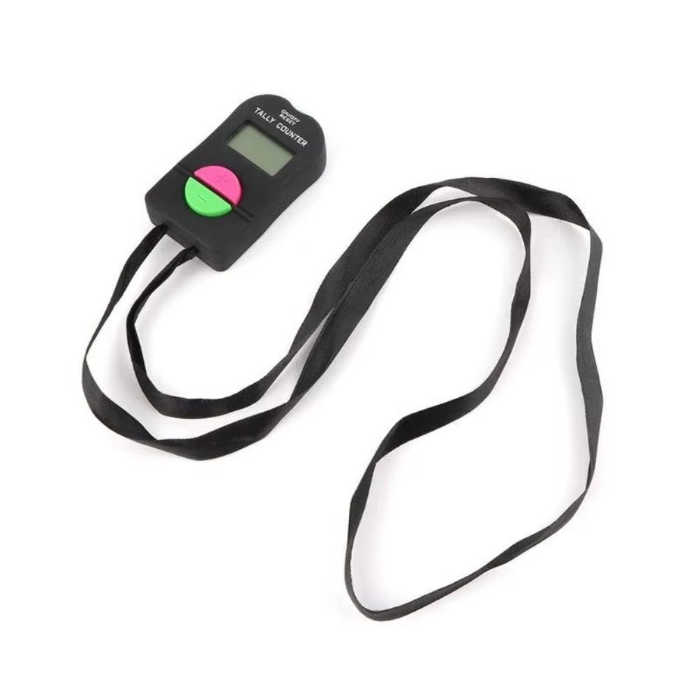 0-9999 Range Digital Counter LCD Display Add Subtract Counter Hand Tally Clicker Supermarket Use