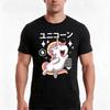 Kawaii Unicorn Tshirt Summer Casual Cotton Tee Oversized Streetwear Tops Vintage Graphic Print Loose Fit Short Sleeve