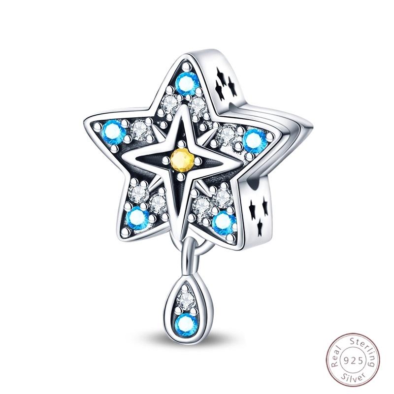 Copper Charms Bead Sun Moon Stars Magic Tarot Charm Pendants Fit Original Bracelets Women Fine Jewelry Accessories