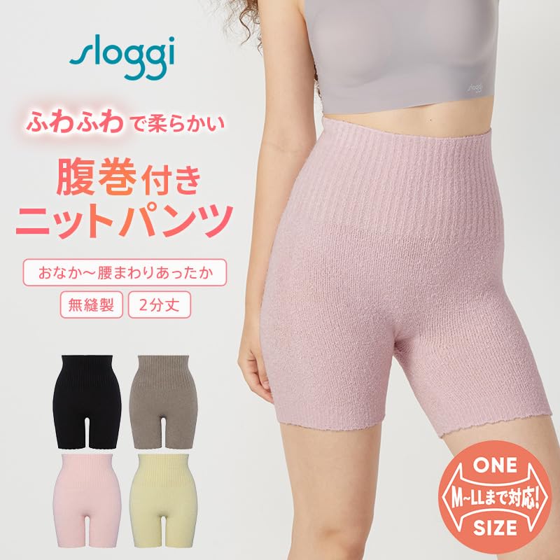 Triumph Sloggi Whip Touch Knit Pants with Belly 6852 Sizes Half-Length Warmer, (Mystery Gray), M-LL