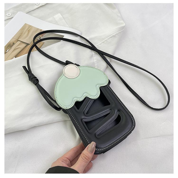 

Сумка для мобильного телефона женская через плечо 2025 весна и лето новая в зарубежном стиле маленькая сумка интернет-знаменитость корейский стиль женская сумка на плечо чёрный