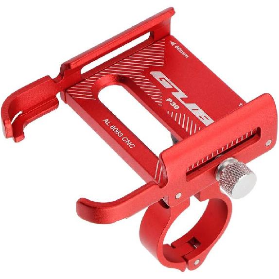 GUB P30 Aluminum Bike Phone Holder for 3.5 to 7.5 Device Bicycle Phone Stand Scooter Moto Mount Support Handlebar Clips