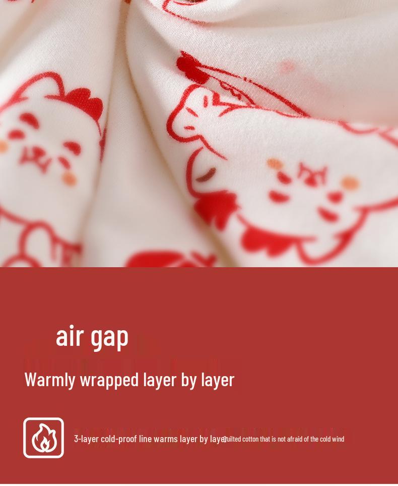 Newborn Winter Jumpsuit - Padded and Warm for Chinese New Year, Boys and Girls, Full Moon 100 Days