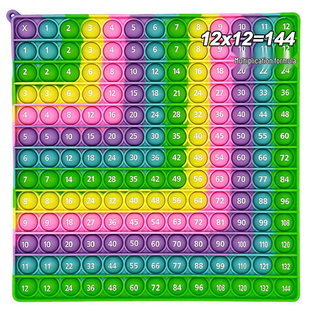 Macaron Multiplication & Addition Practice Board: Educational Math Toy