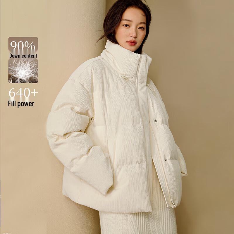 Inman Women's Casual Stand Collar Down Puffer Jacket