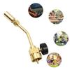 Full Copper Propane Torch Head Pencil Flame MAPP Gas Torch High Temperature Heating Flame Gun for Soldering/Brazing
