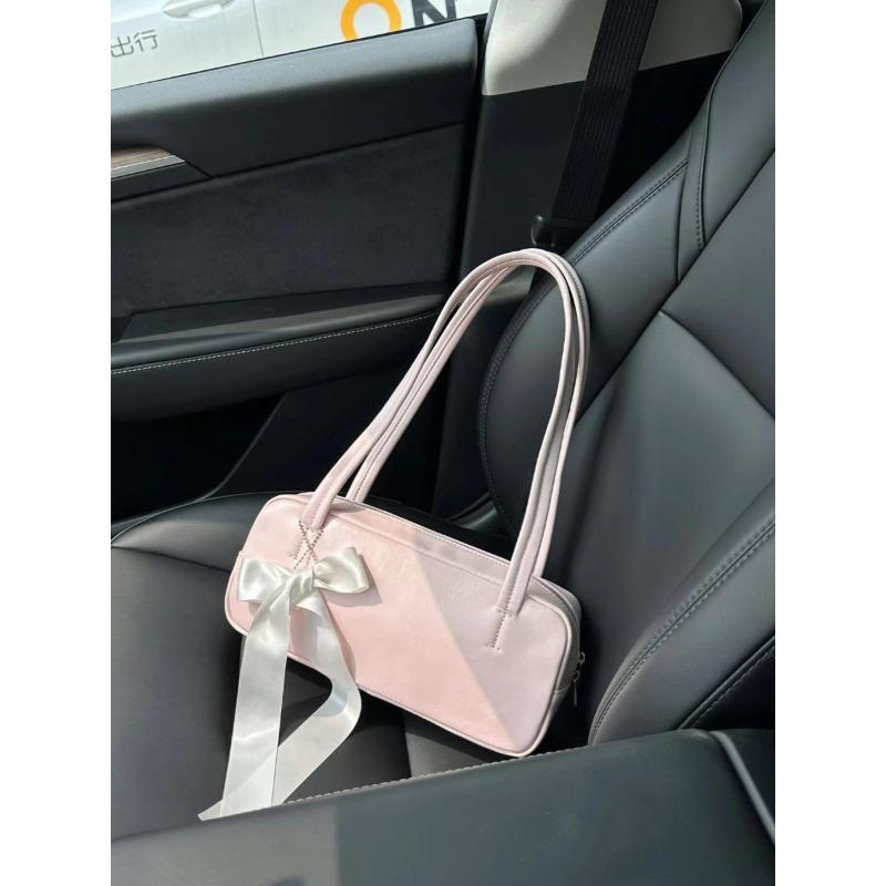 

Модная сумка-бант на плечо подмышку Новый продукт розовый