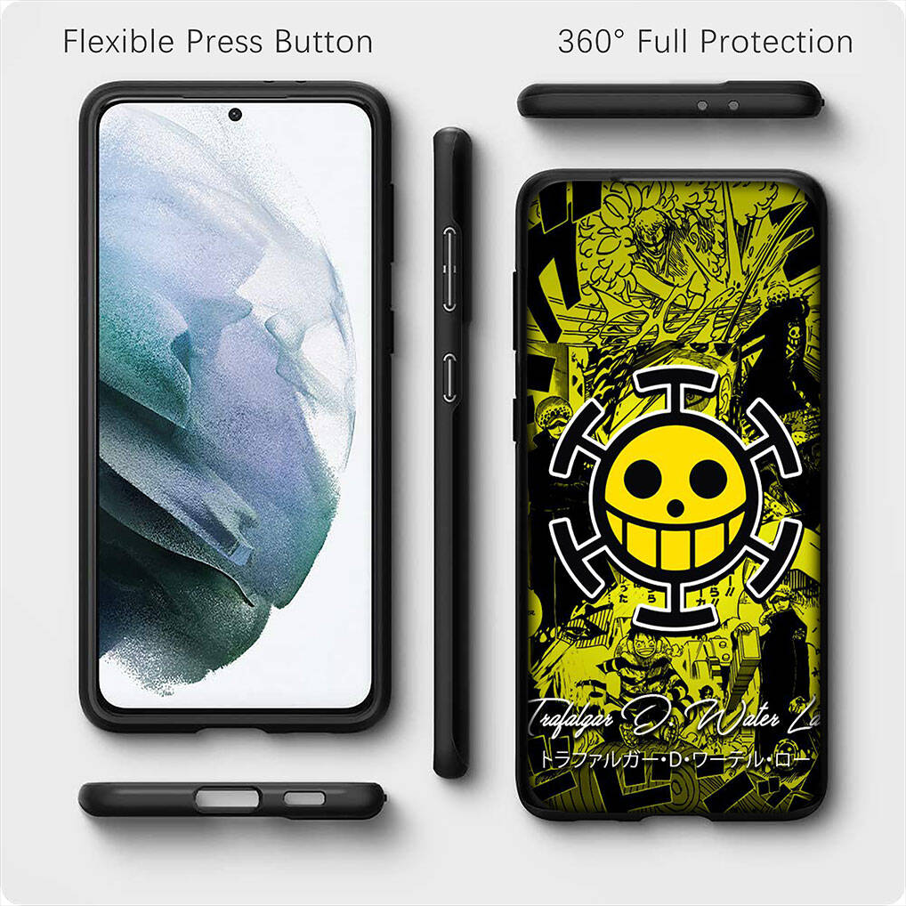 For Motorola Moto Edge 70 60 50 G54 G86 Samsung Galaxy S25 iPhone 17 16 15 Xiaomi Redmi Note 14 Pro Max Phone Case Luffy Roronoa Zoro One Piece Cover