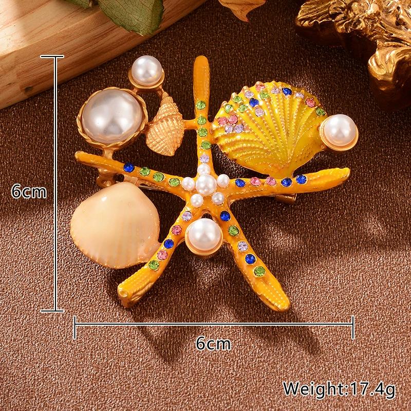 SKEDS French Vintage High-end Brooch Upscale Niche Exquisite Personalized Retro Suit Luxury Pin for Women Men Banquet Jewelry