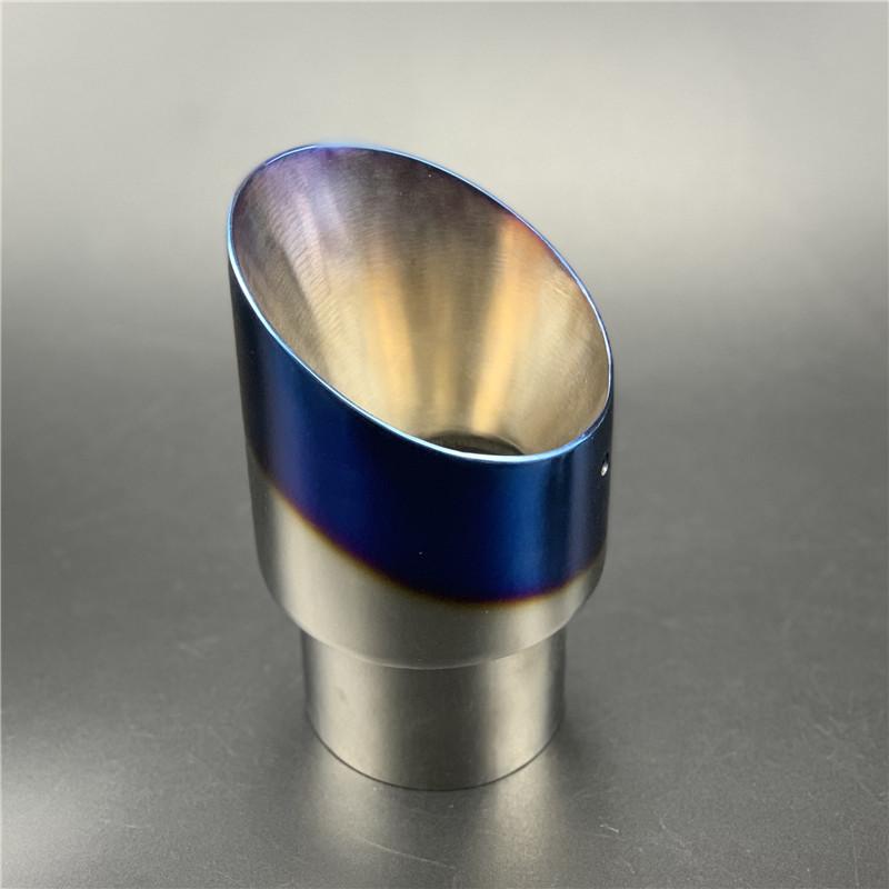 Automobile Exhaust Muffler Stainless Steel Tube Chrome Modified Rear Tail For Mitsubishi ASX Car Accessories