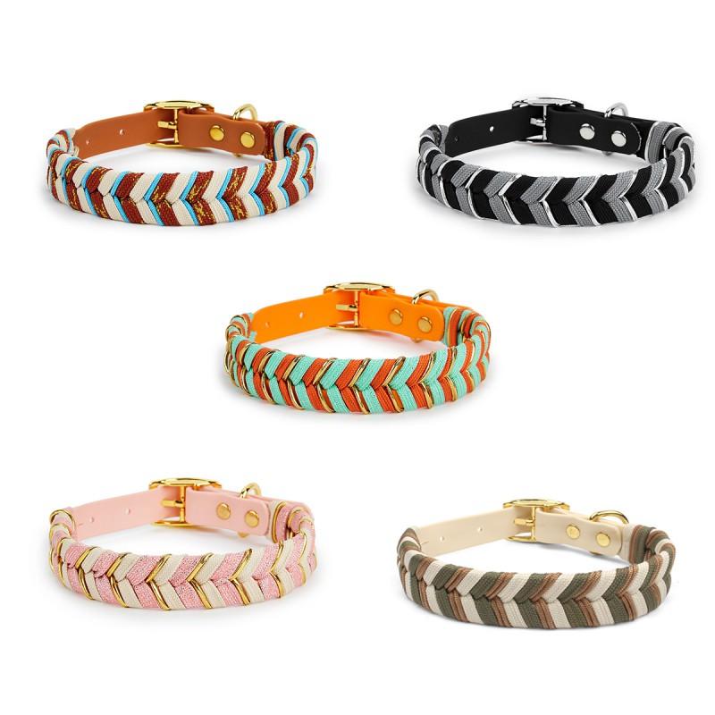 Premium PVC Dog Collar Metal Buckle Adjustable S/M/L All Small Medium Large Dogs