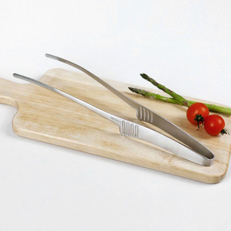 Wiedergeboren. J Mudita 304 Edelstahl Fleischzange 29cm / Mehrzweckzange zum Kochen und für Salat, berührungsfrei