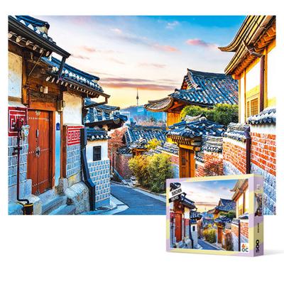 Puzzle 500 pièces - Village Hanok de Bukchon, puzzle coréen populaire