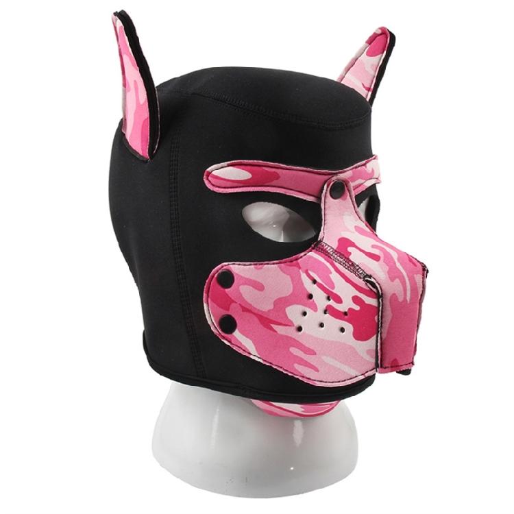 Halloween Hundegesichtsmaske Für Damen Herren Cosplay Partys Maskenballmaske Hund Cosplay Kopfbedeckung Ganzkopf Hundegesichtsmaske