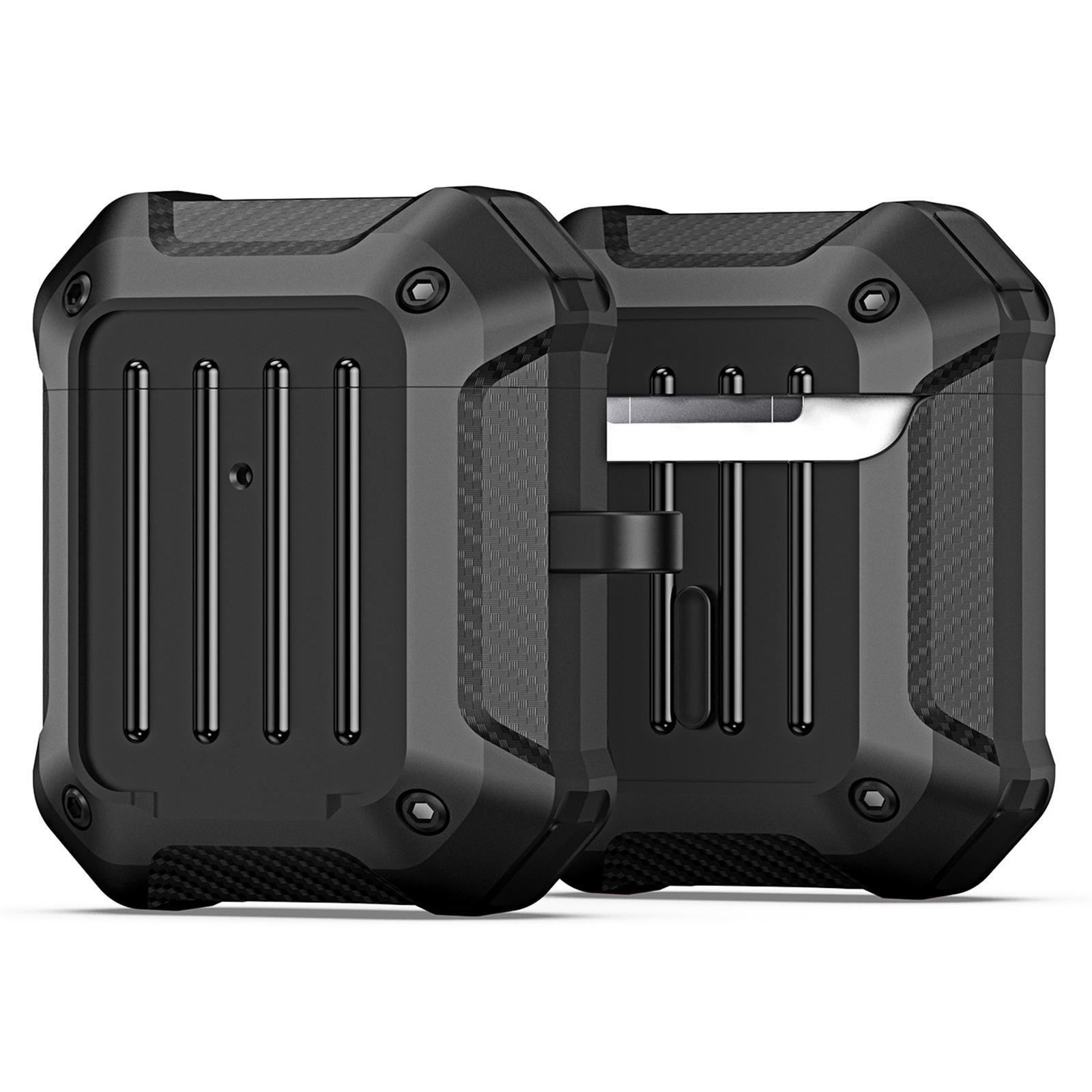 

DUX DUCIS PECE Series for Apple AirPods with Charging Case (2016)/(2019)/AirPods with Wireless Charging Case (2019) Cover TPU Earbuds Case Red