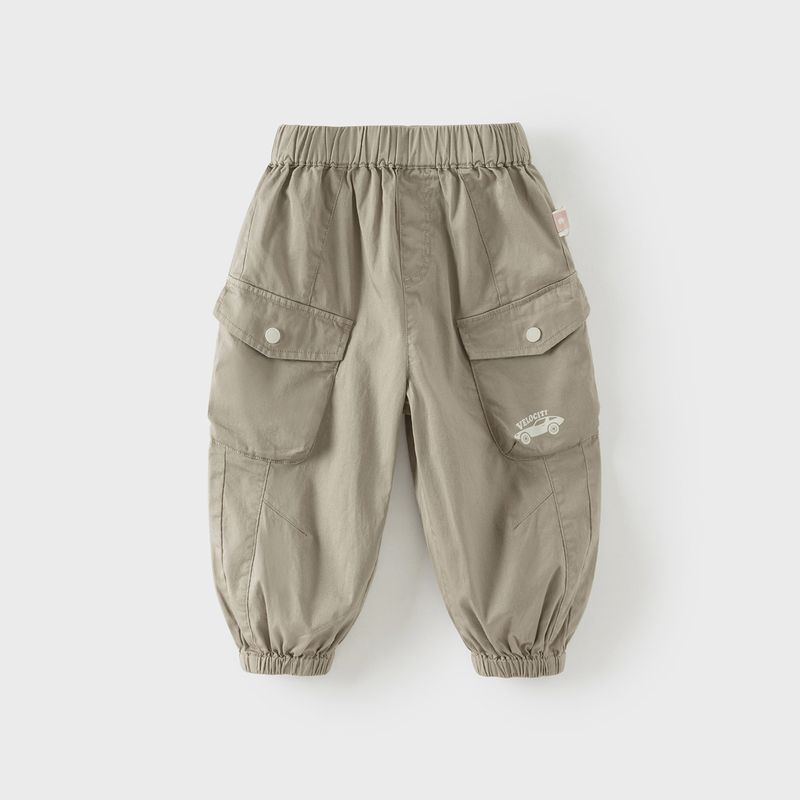 David Bella Children's Pants 2026 Spring New Boys' Jogger Pants Long Casual Sports Stylish Cargo Pants