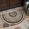 Entrance Doormat Garden Decorations Door Entry Mats Outdoor Carpet Home Floor Mat Semi-circular Rug Fußmatte Für Den Hauseingang