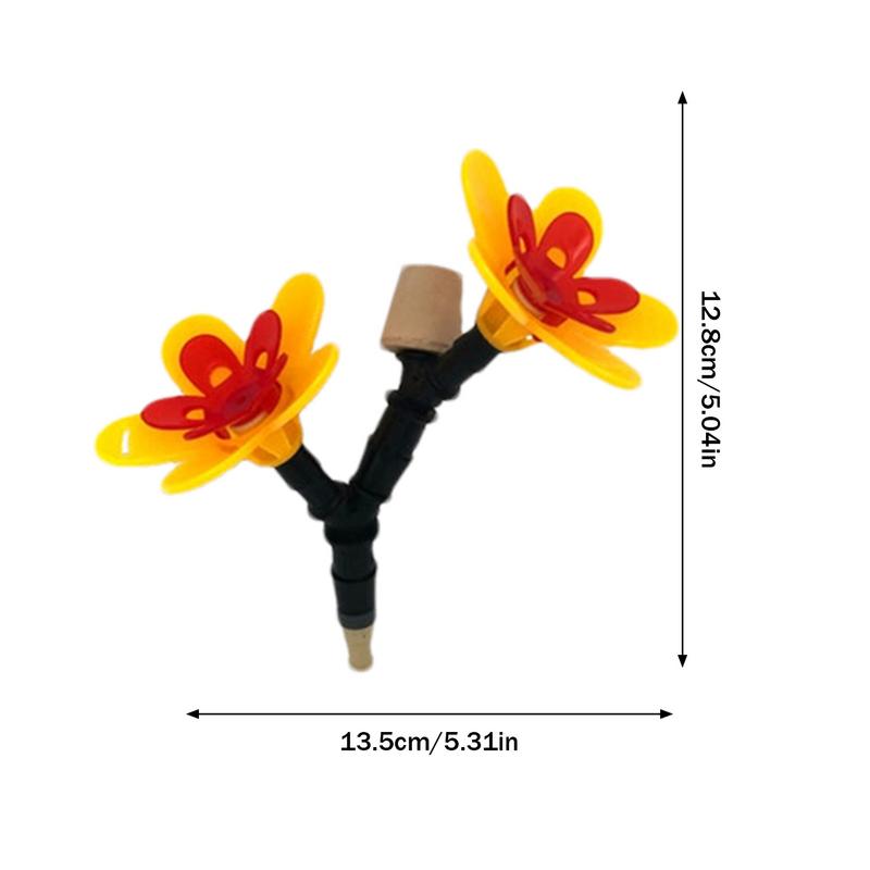 Hummingbird Feeder Wild Bird Feeders Window Flower Design Bird Feeder Bottle Honey Feeder Replacement For Tree Patio Garden Yard