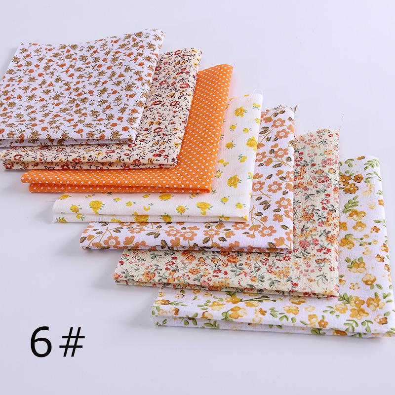 24 x 25 cm bavlněná tkanina s potiskem Látka na šití prošívané tkaniny pro patchwork vyšívání Příslušenství pro ruční výrobu