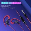 3.5Mm Wired Headphones Earhook Stereo Hanging Ear Type Earphones Sports Running Earphones Ear Hook Headset Earphones