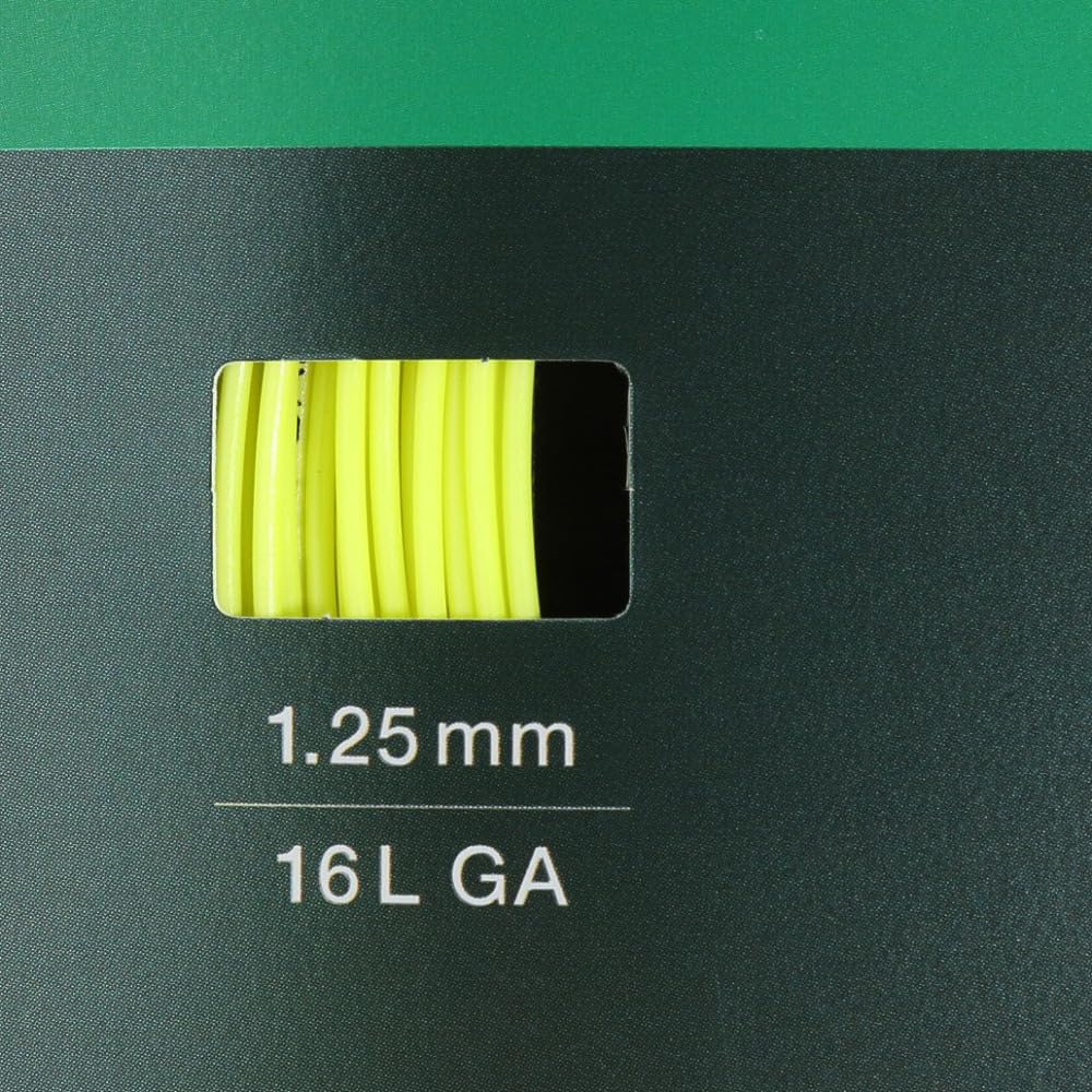 YONEX Naciąg tenisowy Poly Tour Pro 125 PTGP125 Żółty Flash (1,25 mm)