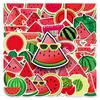 Cute Fruit Decals for Laptops 50PCS Cartoon Watermelon Stickers, Waterproof Vinyl Decals, Summer Craft Enthusiasts DIY Crafts Stickers Water