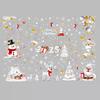 Christmas Candy Snow House Static Sticker, Christmas Glass Window Stickers, Christmas Window Stickers Decoration