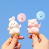 New Dudu Windmill Park Creative Strap-style Cute Windmill Figurine Electric Battery-powered Electric Scooter Bicycle Decoration Item