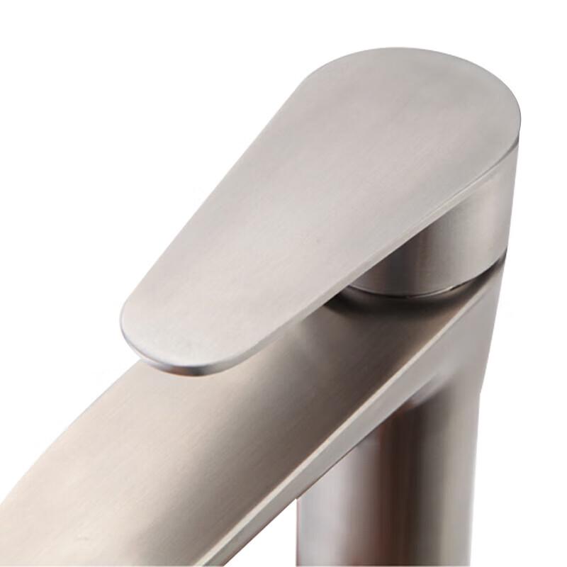Stainless Steel Single Cold Washbasin Faucet