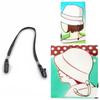 Outdoor Anti-Lost Cap Retainer Hat Shirt Clips Cord Rope Windproof Hat Strap Clip For Riding Fishing Golfing