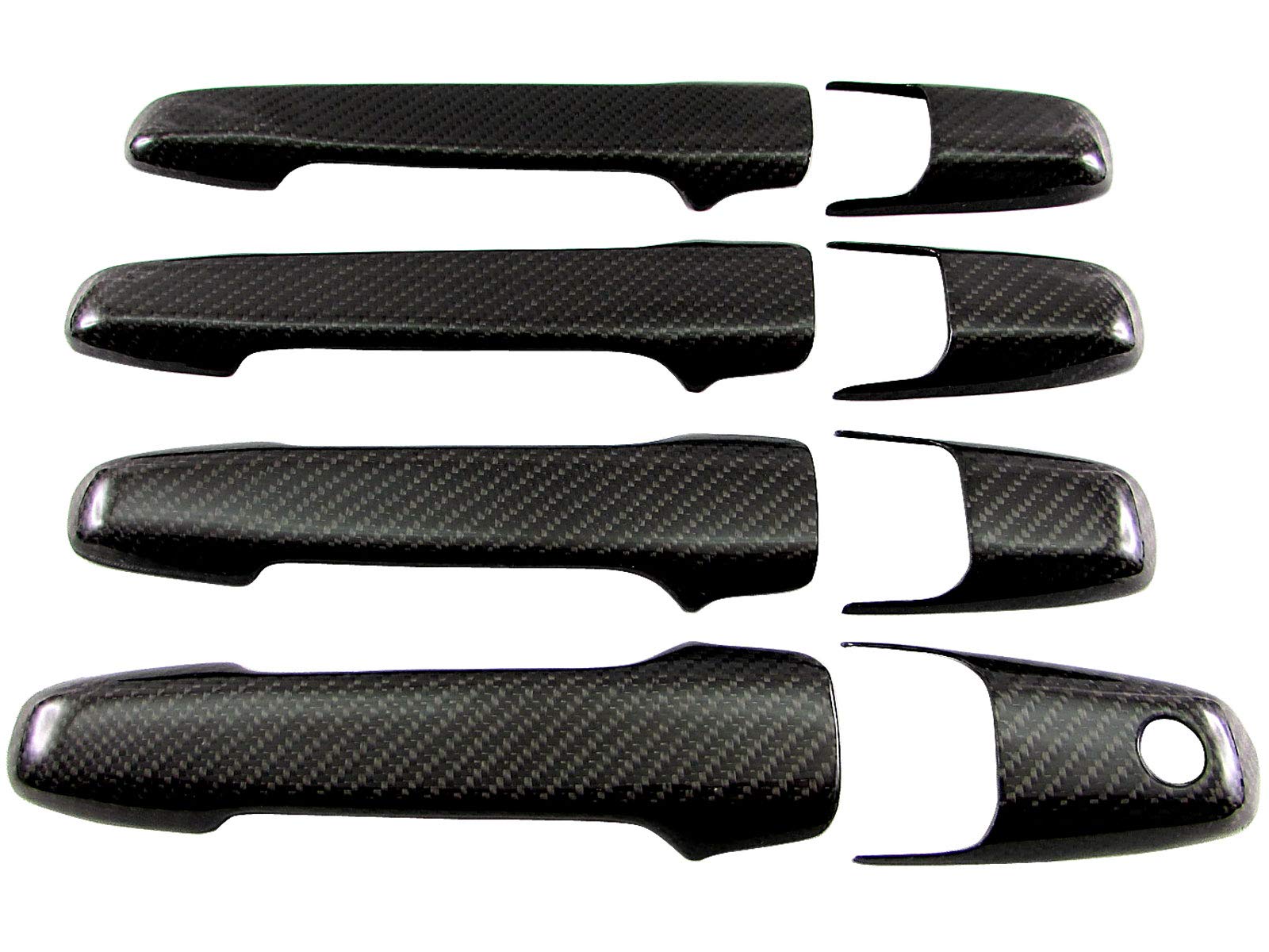 

BRIGHTZ Real Carbon Fiber Door Handle Cover Knob for Tanto Custom Compatible with and 660 Tanto Custom LA650S/LA660S [TNT650-NOBU-FC-A1B1C0D0E2F0]