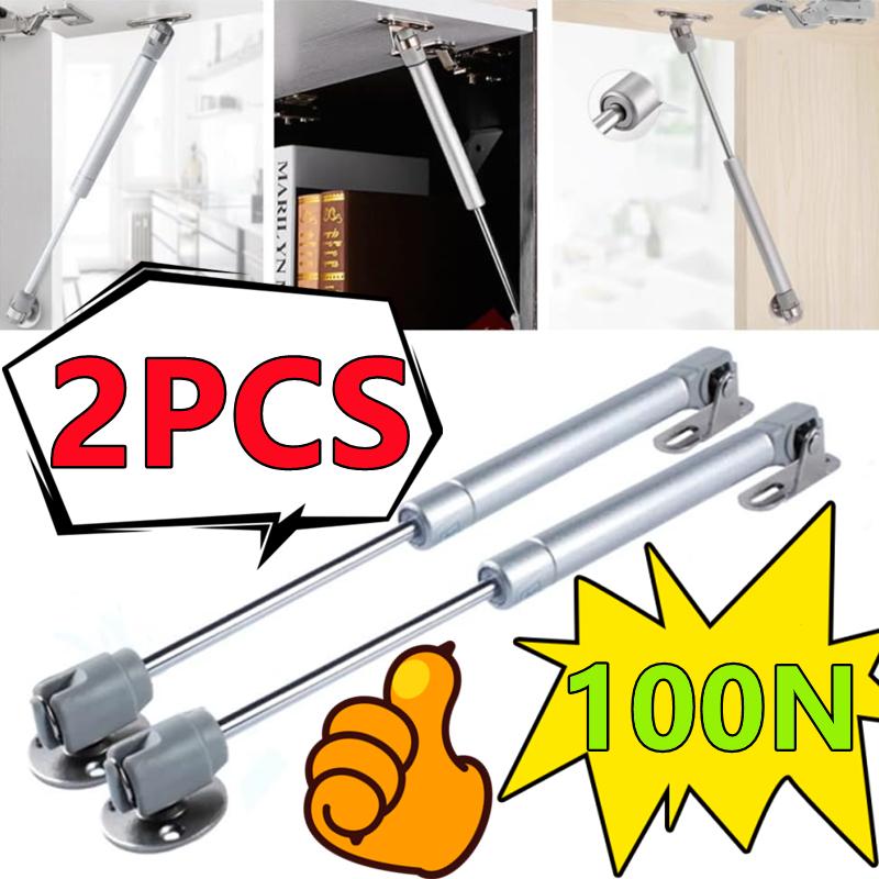 Balamale hidraulice cu arc pe gaz pentru mobilier, 2/1 buc, 100N, 10 kg, pentru bucătărie, dulap, balamale, ușă, capac, suport, cutie hardware, 2 buc.