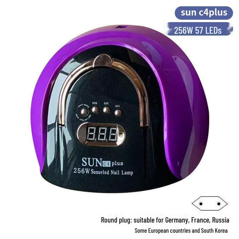 Dazzling 256W LED Nail Curing Lamp, Quick Dry Gel Lamp for Salon Use