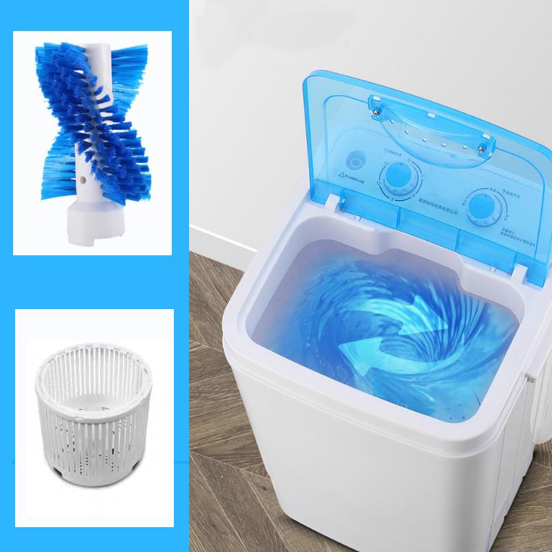 Portable Dormitory Elution Integration Machine Small Household Electric Washing Machine Semi Automatic Shoe Washer