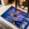 Cyberpunk Fashion Heroes Floor Mat Suitable for Study room Playrooms Dining Room Balcony Antislip Carpet Anime Office Decor