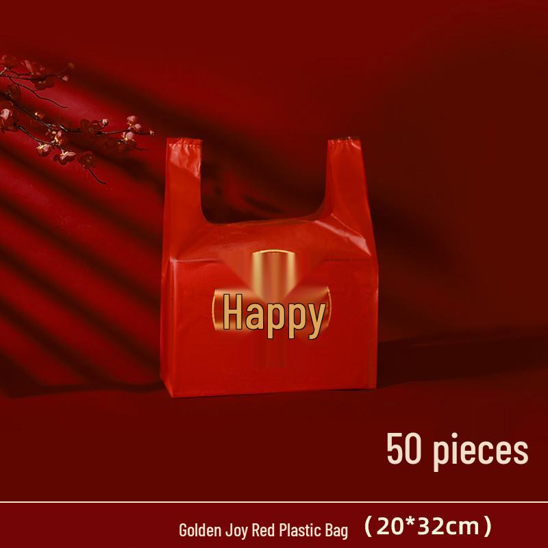 Красная свадебная сумка-тоут - Удобная и праздничная сумка для упаковки еды