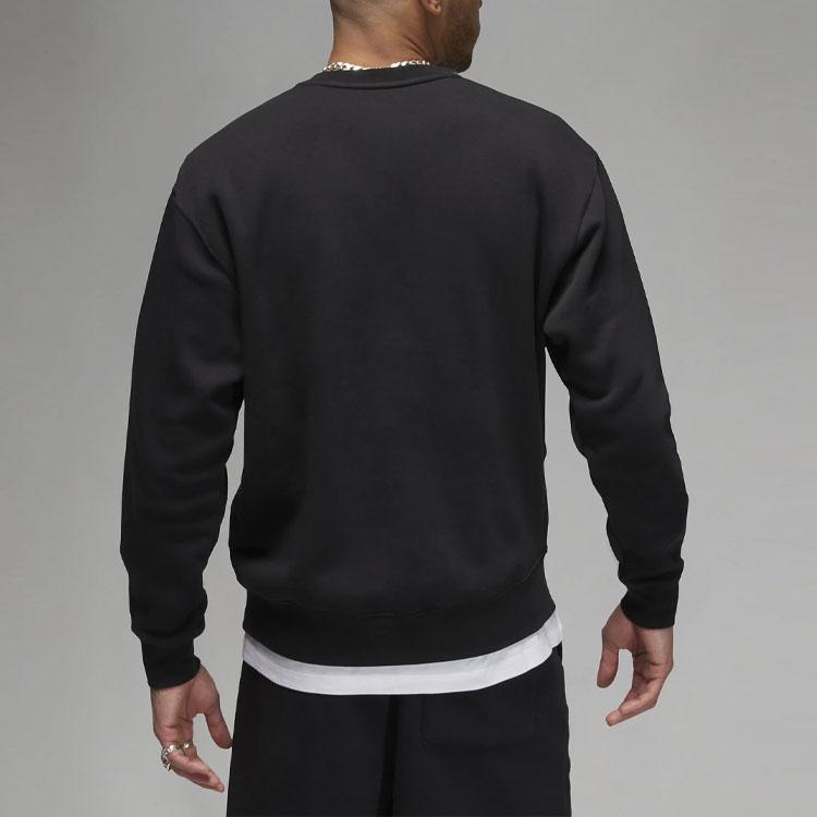 Jordan Men's Air Jordan Essentials Fleece Crewneck Sweatshirt Black FJ7777-010