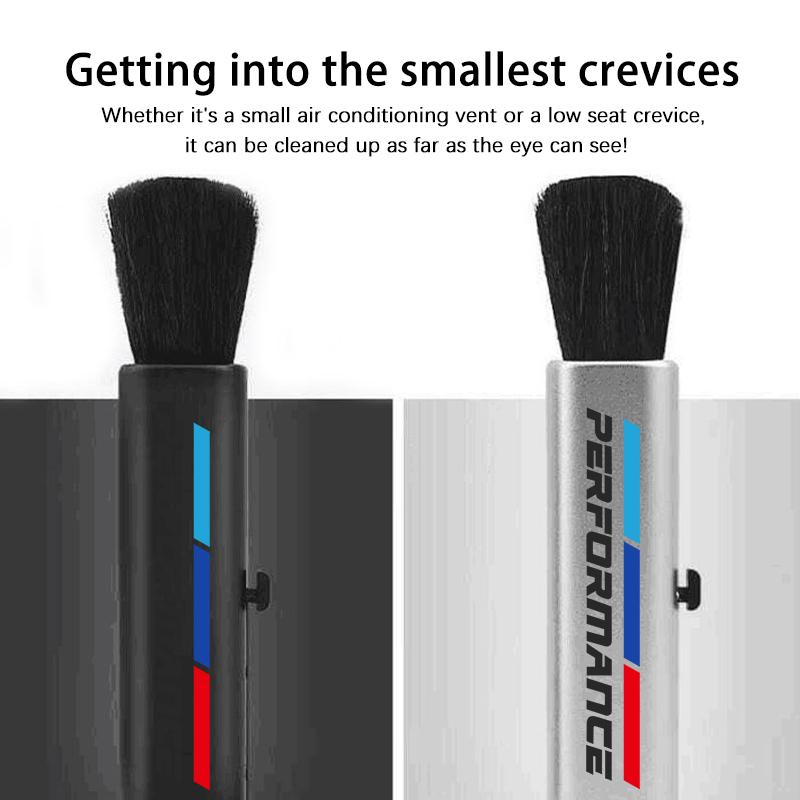 Car Retractable Cleaning Brush Air Conditioner Computer Cleaning Brush For BMW Performance E91 X5 E70 F11 E30 F31 X3 F25 F32 x7 OUVKF1