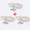 1Pair/3Pair 0.6 Cm Flat Elastic Shoelace Metal Buckle Shoelaces for Sneakers Kids and Adults Quick-Release Laces