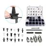 454 Pcs Car Retainer Clips & Plastic Fasteners Kit- Auto  Rivets Set with Hose Clamps Door  Panel