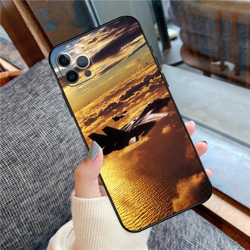 F14 Tomcat Jäger Handyhülle Für iPhone 16 15 14 12 11 13 Pro Max 12 13 mini XR 15 16 Plus 16e Hülle