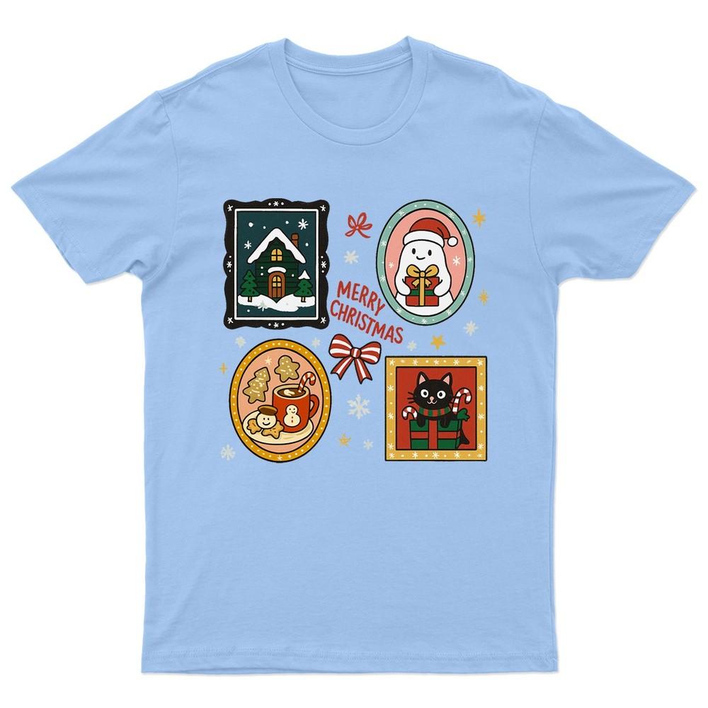 Merry Christmas Holiday Santa TShirt Unisex Gift Retro Seasonal Funny Xmas S