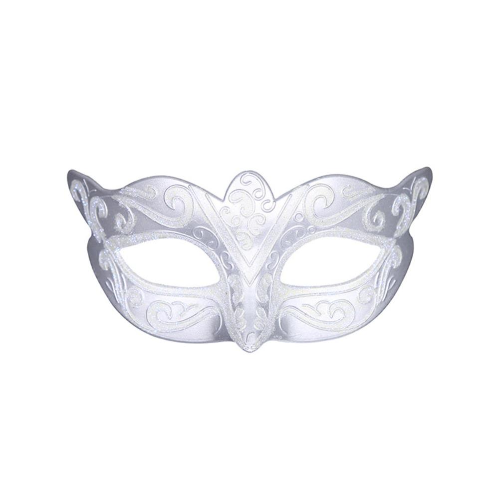Plastic Glitter Mask Half Face Mask Venice Mask Personality Halloween Masks  Women
